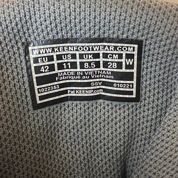 Keen Terradora ll Waterproof Hiking Boot Womens Size 11 Magnet/Ocean Wave - Picture 5 of 7